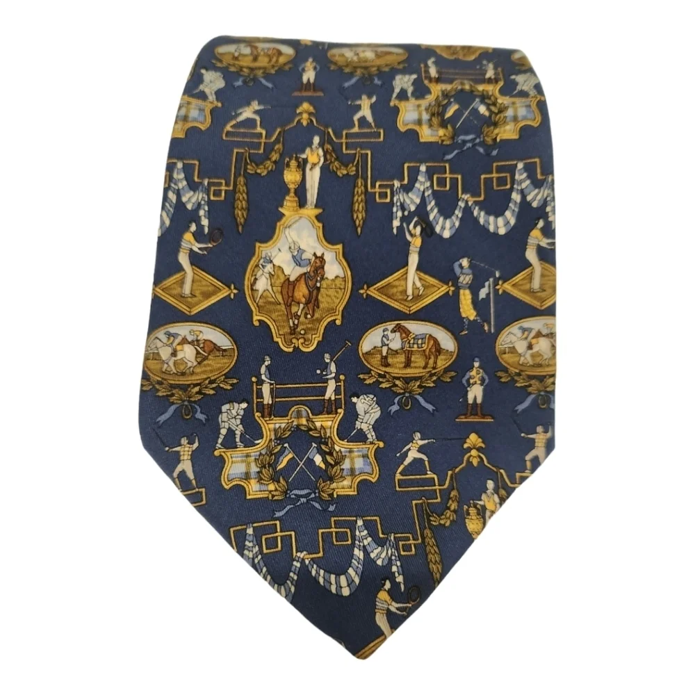 Ferragamo silk‎ tie New